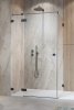 Radaway Essenza Pro Brushed GunMetal Kdj kabina 80x70cm lewa szczotkowany grafit 10097080-92-01L/10098070-01-01